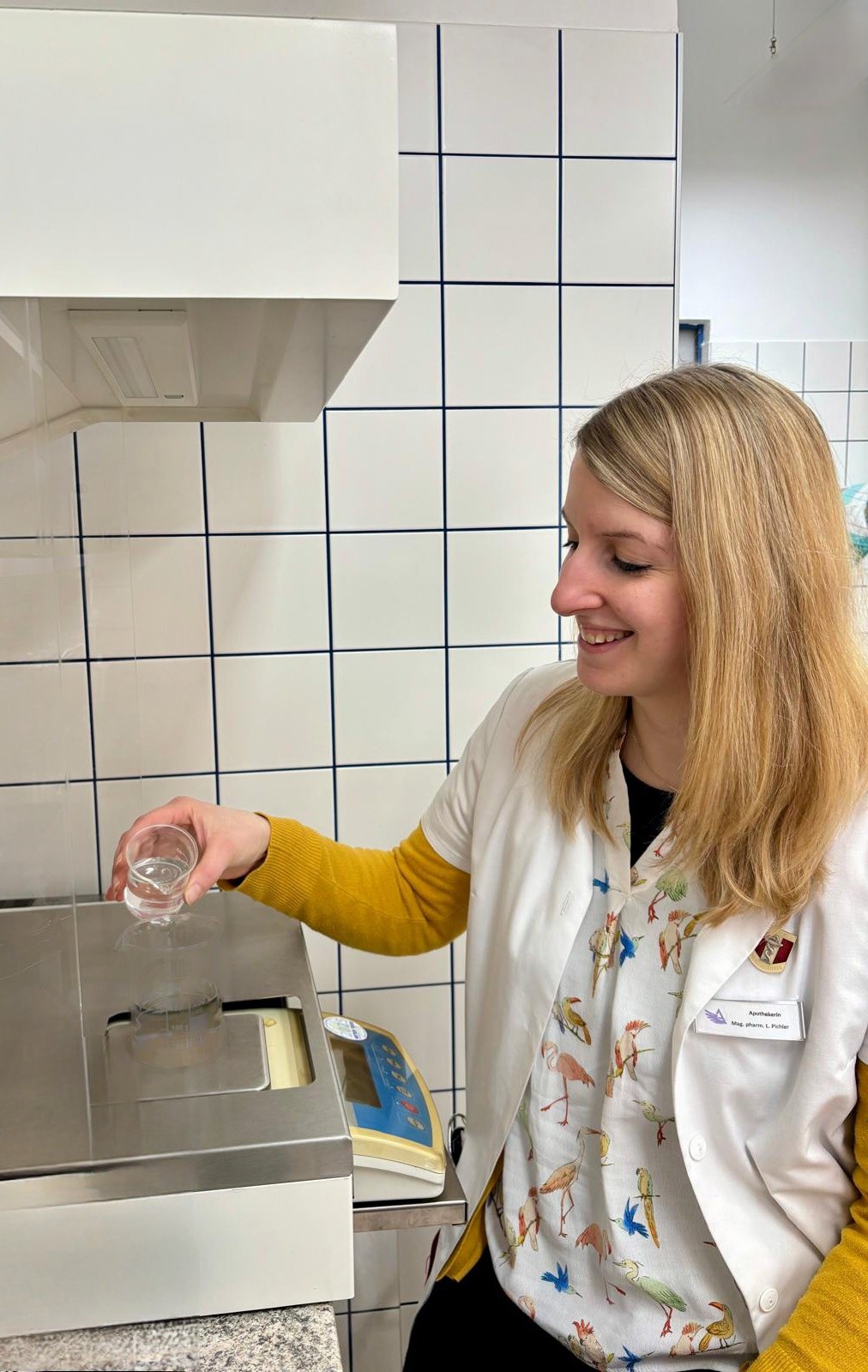 Herstellung einer individuellen Rezeptur im Labor